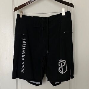Born Primitive Black Athletic Shorts
